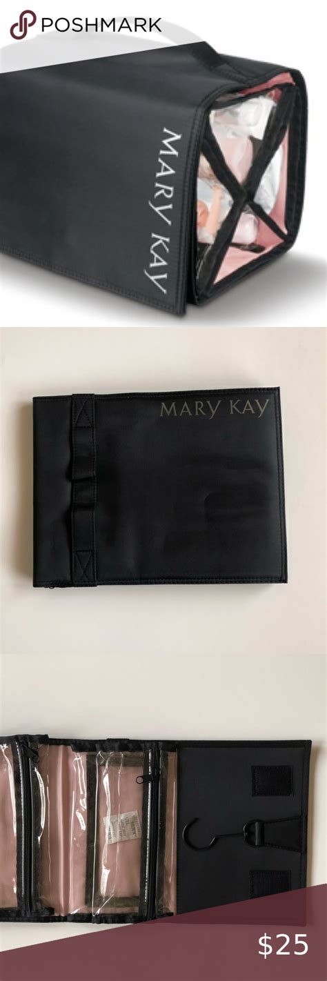 mary kay hanging toiletry bag|mary kay roll up bag.